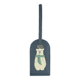 Tag de Mala Urso Polar Oceano com Jade Pronta Entrega